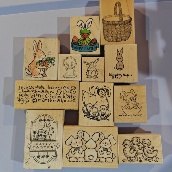 Big Lot Vintage Stamps Stampin Up Stampendous Sanrio All Night Media Suzy's Zoo - Picture 3 of 16